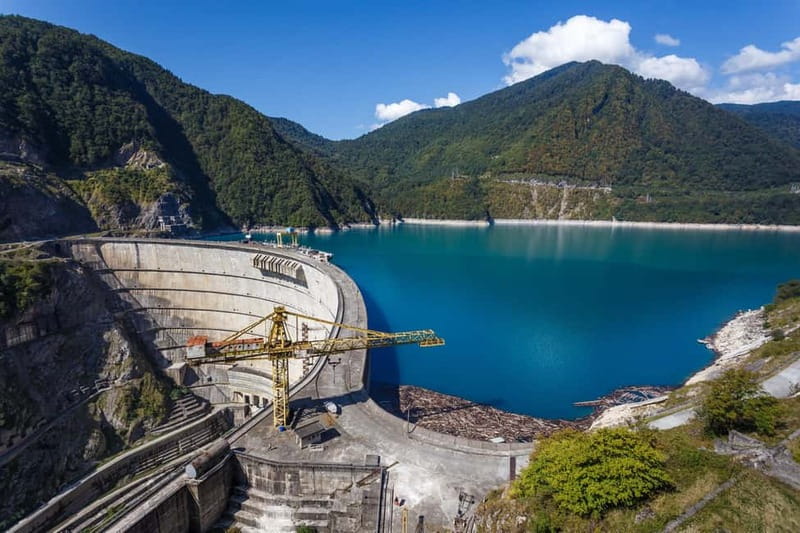 2-Day Svaneti Adventure : from Batumi - Day 1: Enguri Water Dam, waterfall viewpoints, and the road to Mestia
