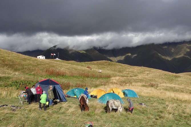7-day hiking expedition to Tusheti through the Atsunta pass - Entering the trail system via Shatili and Bear Cross Pass