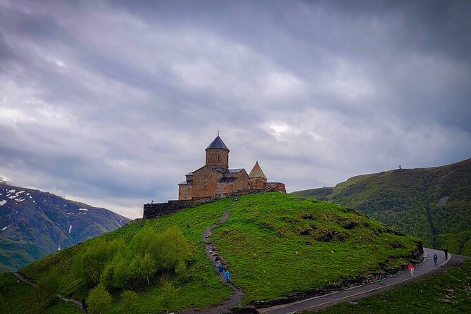 A day trip to Great Caucasian mountains - Gergeti Trinity Church at 2,200 meters: the Kazbegi viewpoint payoff