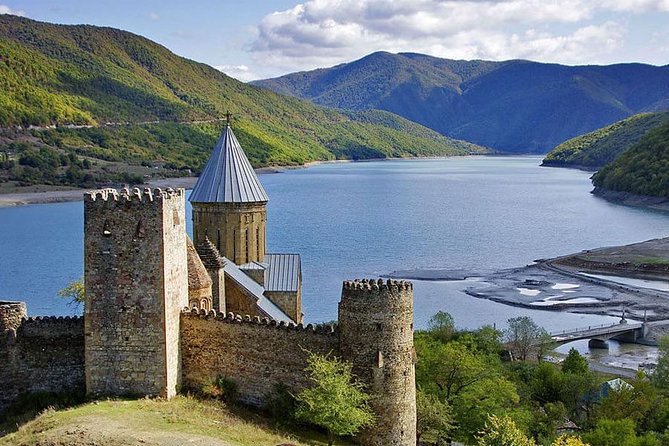 Adventure in Caucasus – Private Tour to Jinvali, Ananuri, Gudauri, Kazbegi - Zhinvali Water Reservoir: dam views, coffee, and quick souvenirs