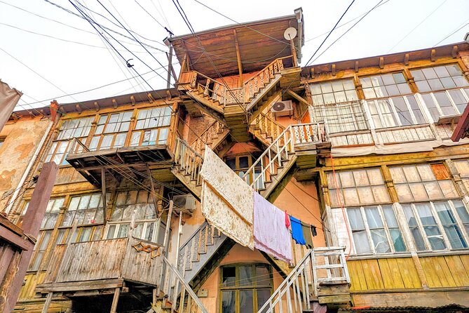 Alternative walking tour New Tiflis and backstreets - Roses Park and Fabrika Tbilisi street art in the backstreets