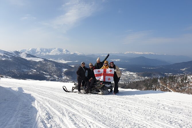 Bakuriani Snow Tour from Kutaisi - Snowmobile ride: the thrill portion people remember