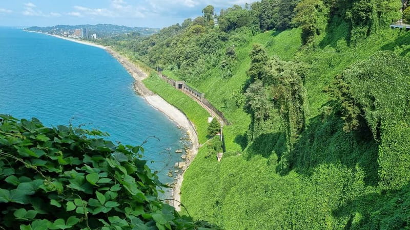 Batumi: Botanical Garden, Petra Fortress and Miniatures Park - Petra Fortress in Tsikhisdziri: a 6th-century cliff stronghold