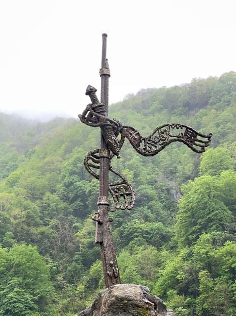 Batumi, Waterfalls & Folklore - group tour from Kutaisi - Matchakhela valley lunch: local family food, homemade wine, folklore show