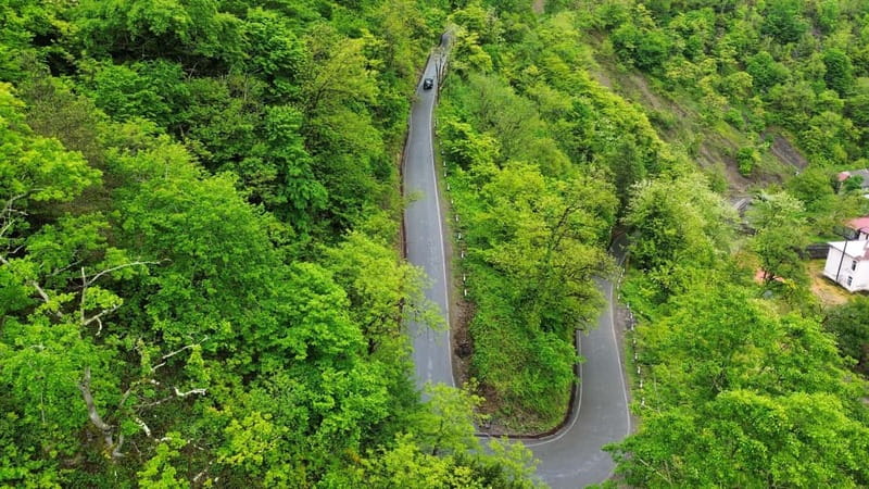 Batumi: Wine & Dine Tour To Waterfalls - Mountainous Adjara - Queen Tamar arched bridge and the river confluence