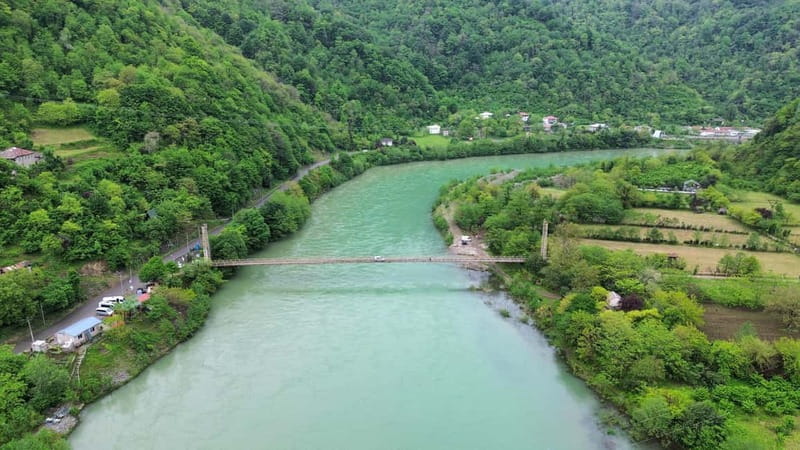 Batumi: Wine & Dine Tour To Waterfalls - Mountainous Adjara - Makhuntseti bridge, then the Makhuntseti waterfall area