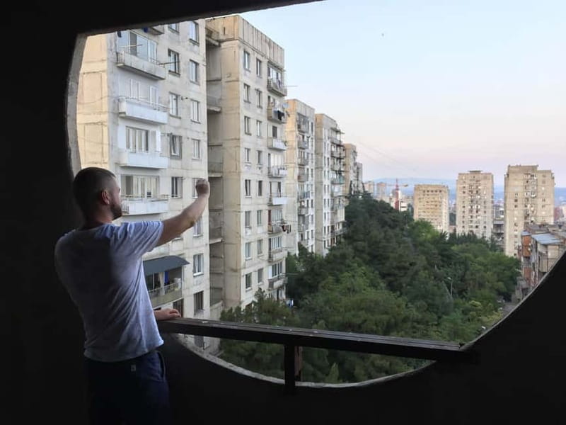 Brutalist Tbilisi: Urban exploration and untold stories - Nutsubidze Skybridge: suspended paths over everyday life