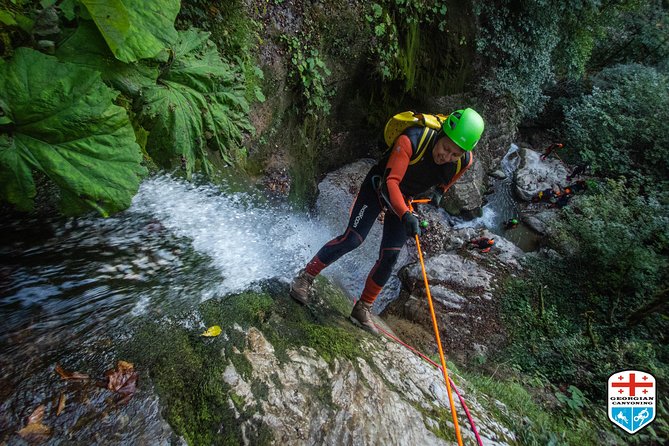 Canyoning and Rappelling tour around Kutaisi - How rappelling up to 55 m works with proper gear and help