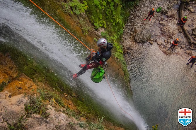 Canyoning and Rappelling tour around Kutaisi - Included gear vs what you must bring: wetsuit, helmet, and shoes