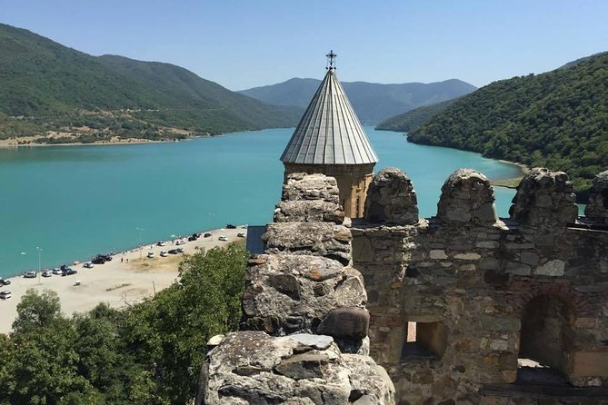Caucasus mountains full day Private Tour Ananuri-Gudauri-Kazbegi - Gudauri Friendship Monument: the Soviet-era story painted in stone