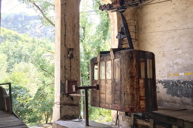 Chiatura and Katskhi Pillar One Day Urbex Tour - Stalin-era Cableways Chiatura: riding history across the gorge
