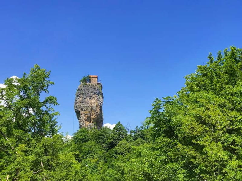 Chiatura: Journey Through Time – Day-trip Adventure - Mgvimevi convent: a short stop with big scenery payoff