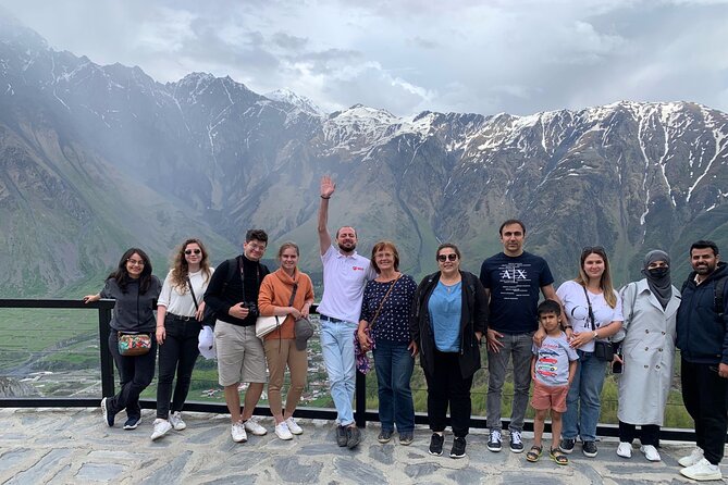 Day tour to mountains Jinvali lake, Ananuri, Kazbegi, Arch friendship - Gudauri on the Georgian Military Highway: viewpoints and optional extras