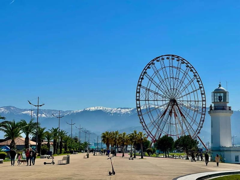 From Kutaisi: Batumi, Petra Fortress and Botanical garden - Petra Fortress ruins above the Black Sea in Tsikhisdziri
