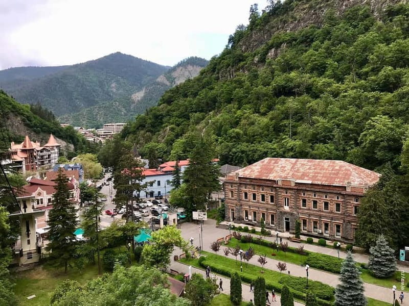 From Tbilisi: Borjomi, Rabati, and Vardzia Guided Day Trip - Vardzia rock monastery: stairs, passages, and the Queen Tamar fresco visit