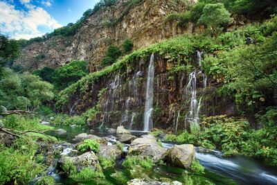 Dashbashi Canyon,Algeti lake and Dimond bridge