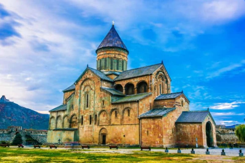 From Tbilisi:FullDay Tour to Mtskheta,Jvari,Gori&Uplistsikhe - Getting From Tbilisi: Mercedes Sprinter Comfort and a Clear Meeting Spot