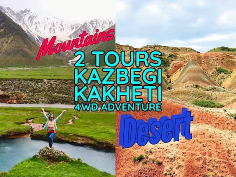 From Tbilisi: Kakheti and Kazbegi 2-Day 4X4 Jeep Tour pack - Key Things You’ll Notice on This 2-Day 4x4 Combo