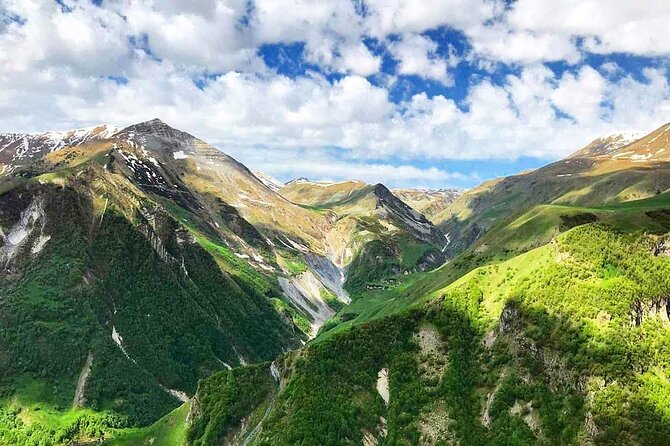 From Tbilisi: Kazbegi Ananuri Gudauri and Trusso Valley by 4x4 - Meeting in Tbilisi: Europe Square is your starting line