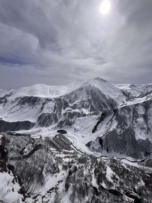 From Tbilisi: Kazbegi Day Trip with Ananuri & Gudauri - Zhinvali Reservoir: turquoise views and a quick photo pause