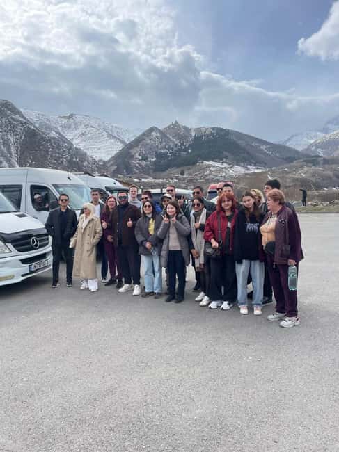 From Tbilisi: Kazbegi, Gudauri & Gergeti Group Day Tour - Stepantsminda at Your Own Pace