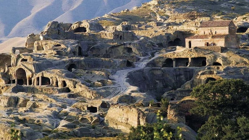 From Tbilisi: Mtskheta, Jvari, Gori & Uplistsikhe Cave Tour - Entering Jvari Monastery: the hilltop that explains everything