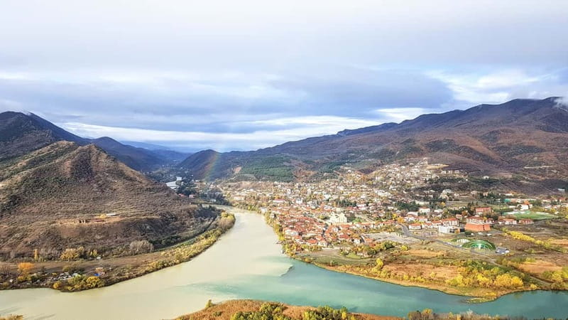 From Tbilisi: Mtskheta, Uplistsikhe, Gori Day Trip - The Chronicle of Georgia: Brutalist Monument, Massive Scale, Real Perspective
