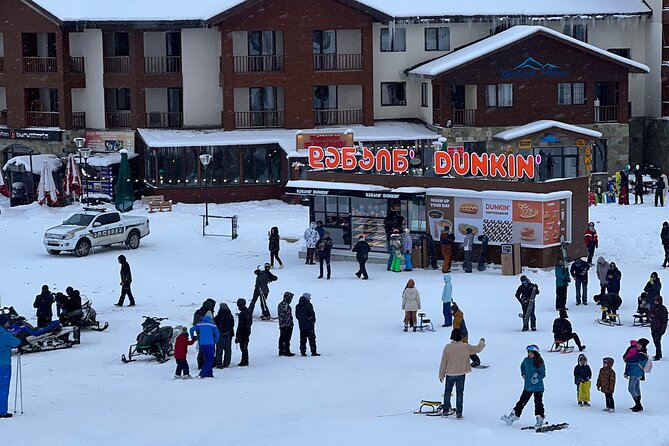 From Tbilisi to Gudauri Ski Resort, Zhinvali, Ananuri Day Trip - Gudauri Ski Resort: 90 minutes to try, plus pay-on-site activities
