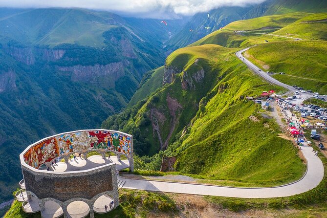Full day Private Tour in Kazbegi, Gudauri & Ananuri from Tbilisi - Zhinvali Water Reservoir, the first photo stop that sets the mood