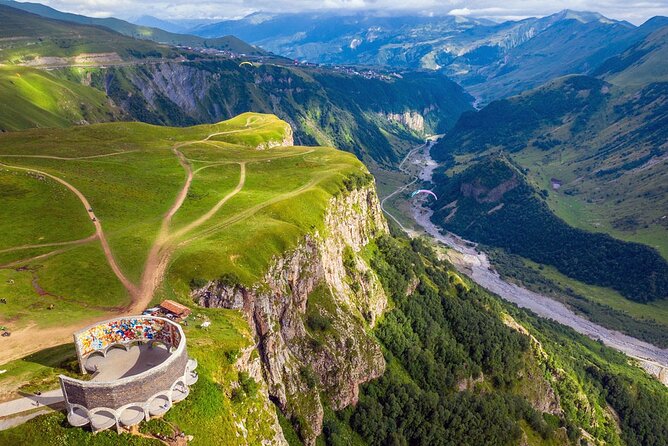 Full day Private Tour in Kazbegi, Gudauri & Ananuri from Tbilisi - Ananuri Fortress Ensemble, where the road and the river meet history