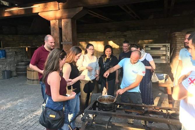 Full Day Private Wine Tour in Kakheti Region with Lunch and 3 Wine Tastings - Stop 4 at Khareba’s: underground tunnel wines and Churchkhela time