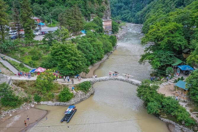 Full Day Tour from Batumi to Waterfalls - Acharistskali River Confluence: border river views and boat time