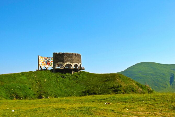 Georgia’s Historic Wonders: Private Zhinvali, Gergeti Exploration - Gudauri Russian-Georgian Friendship Monument: history panels plus big views
