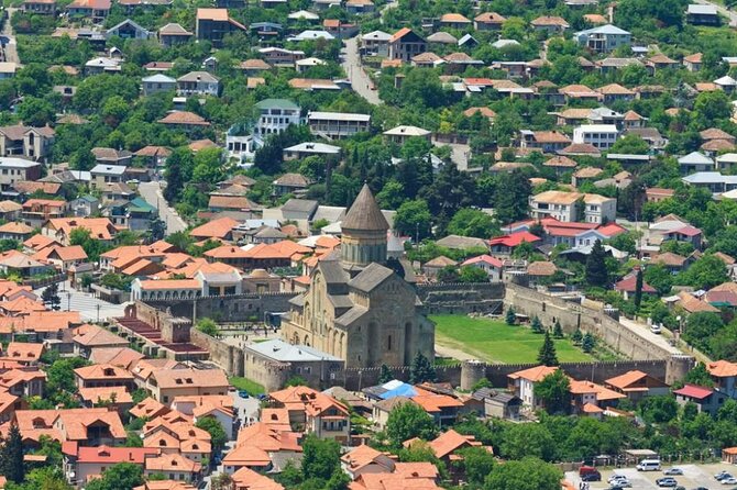 Group Day Tour of Mtskheta,Jvari,Samtavro - Svetitskhoveli Cathedral: where Georgian stonework meets a famous relic tradition