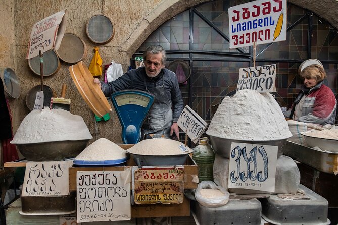 Half-Day Food Tour of Tbilisi Dezerter's Bazaar - Georgian Wine at a Wine Bar: Small Tasting, Big Context