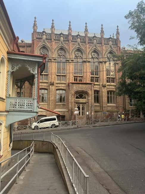 Historical walking tour of Tbilisi - Rezo Gabriadze Theater and the Clock Tower stop