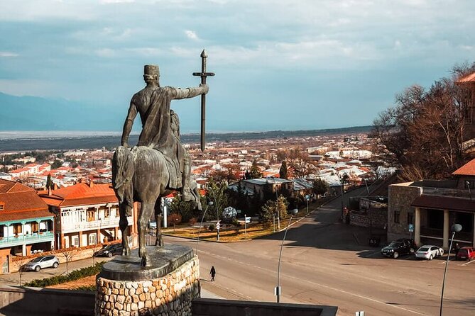 Kakheti, Bodbe, Sighnaghi and Telavi (Group Tour) - Sighnaghi on a steep hill: pastel streets, big wall climb, and valley views