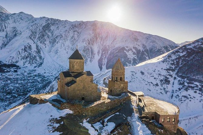Kazbegi-Ananuri-Gergeti Private Tour - Gudauri ski resort at altitude: big views, even if you do not ski