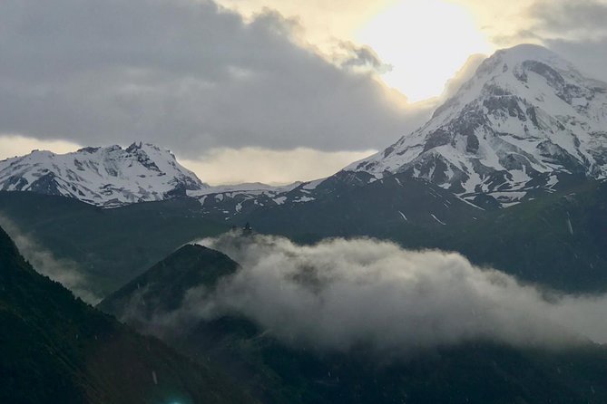 Kazbegi Day Trip (Jinvali, Ananuri, Gudauri, Gergeti church) - Stepantsminda: base of the Kazbegi region
