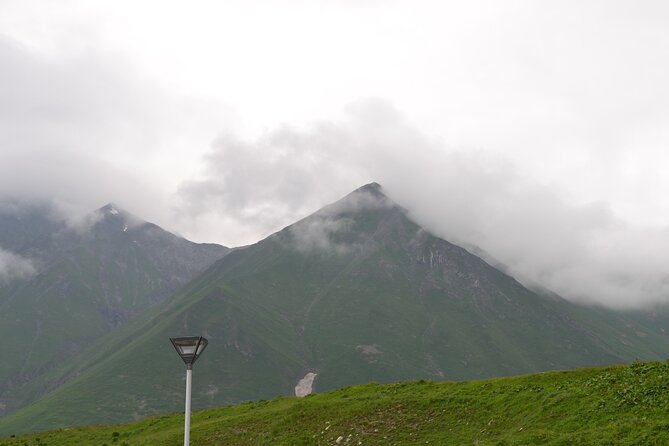 KAZBEGI GUDAURI ANANURI One day group tour From Tbilisi! - Jvari Pass Travertine Natural Monument: When Science Looks Like Art