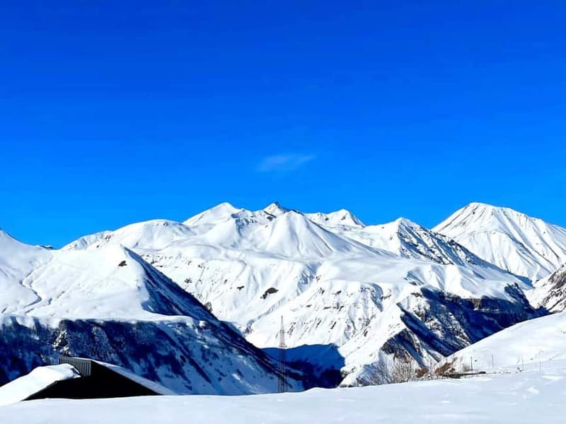 Kazbegi & Gudauri: Must-See Mountains from Tbilisi - Gudauri Friendship Monument: the long photo break stop