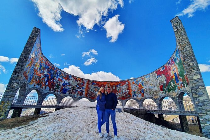 Kazbegi • Gudauri - private day trip to Mountains - Stop 1: Zhinvali Water Reservoir for that first big-photo moment
