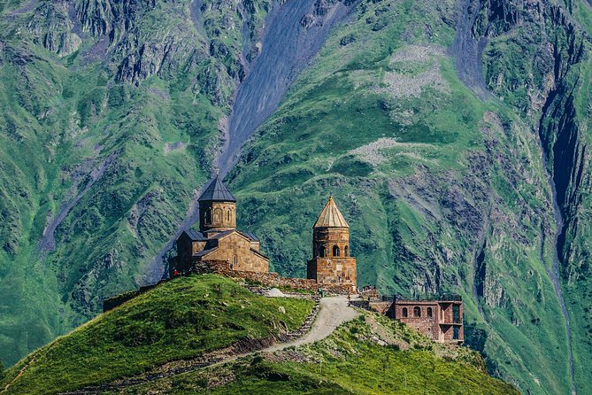 Kazbegi Tour (Group) - Gergeti Trinity Church at 2,170 meters, and the 4x4 reality