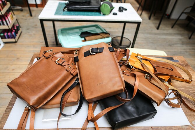 Leather Craft Workshop in Tbilisi - Leatherworking Class - Meeting at Qisa Bags and Choosing Your Leather Project