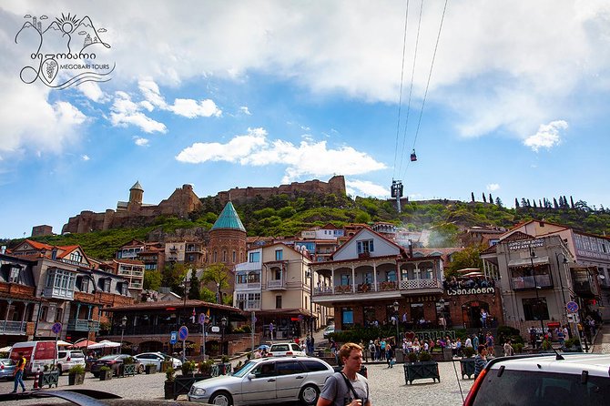 Old Tbilisi & Mtskheta. Private tour from Kutaisi - Cable Car to Narikala Fortress and the Abanotubani Sulphur Baths District