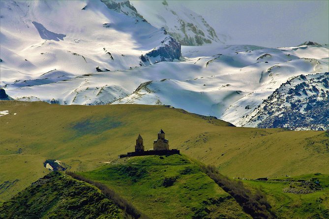 One day trip to highest mountains Kazbegi from Tbilisi - Stop 1: Ananuri Fortified Castle Ensemble and Aragvi’s Power Center
