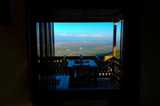 Premium & Organic Wine Tour in Kakheti - Gombori Pass return views, tea, coffee, and a breather