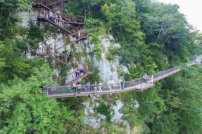 Private Canyon &Cave Tour from Batumi(Martvili,Okatse,Prometheus) - Okatse Canyon Hanging Trail: 780 Meters, Transparent Sections, and a Smart-Photo Viewpoint