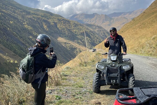 Private Full Day Trip from Tbilisi to Truso Valley in Kazbegi - Switching from car seats to quad seats in Gudauri