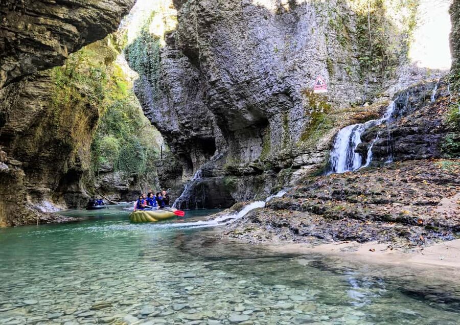 Prometheus Cave, Martvili & Okatse Canyon from Kutaisi - Getting There in Business-Class Minivans (and Why It Matters)